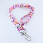 Cinta para cuello Kitty Rosada Flores