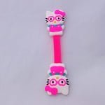 Clip de Kitty Lentes y Cuerpo Fucsia