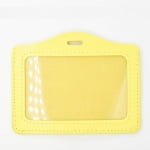 Porta Tarjeta Horizontal Amarillo